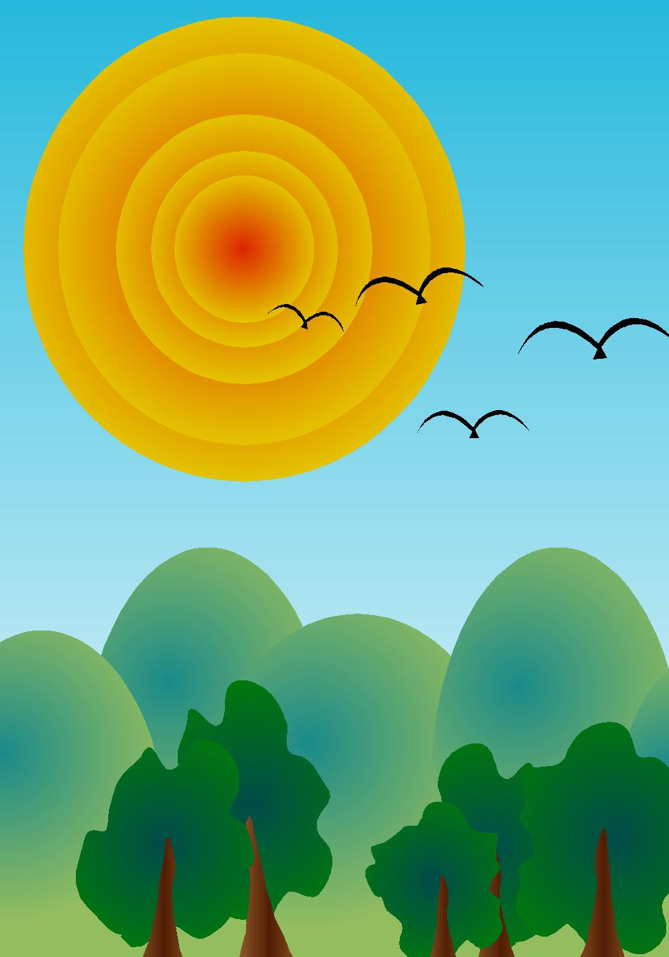 draw forest