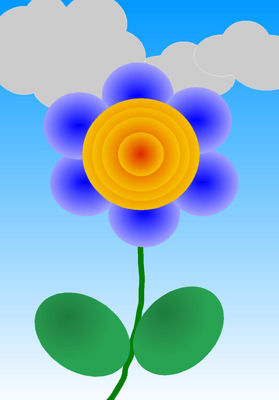 draw flower